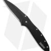 Kershaw Leek Assisted Opening Liner Lock Knife Black Aluminum (3" Black) -Kershaw Store Kershaw Leek Framelock A O Black BHQ 196935 td large