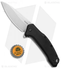 Kershaw Link Drop Point Knife Black (3.25" M390 Stonewash) 1776BLK 9 Kershaw Link Drop Point Knife Black (3.25" M390 Stonewash) 1776BLK -Kershaw Store Kershaw Link DP Black SW 1776BLK BHQ 75307 jr bottlecap 2