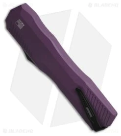 Kershaw Livewire MagnaCut OTF Automatic Knife Purple Aluminum (3.4" Black) -Kershaw Store Kershaw Livewire MagnaCut OTF Automatic Knife Purple Aluminum 3in Black BHQ 208566 td side large