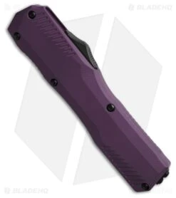 Kershaw Livewire MagnaCut OTF Automatic Knife Purple Aluminum (3.4" Black) -Kershaw Store Kershaw Livewire MagnaCut OTF Automatic Knife Purple Aluminum 3in Black BHQ 208566 td spine large