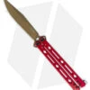 Kershaw Lucha Balisong Butterfly Knife Red (4.5" Bronze) KS5150REDBRZ -Kershaw Store Kershaw Lucha Balisong Butterfly Knife Red Blackwash 5150RDBW BHQ 184796 kc large