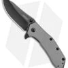 Kershaw Median Bead Blast A/O Frame Lock Knife Stainless Steel (3" Black) -Kershaw Store Kershaw Median BB A O FL SS Black KS1551TI BHQ 100764 jr