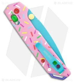 Kershaw Mini Iridium DuraLock Knife Dessert Warrior Donut (3" Blue) 2051DW -Kershaw Store Kershaw Mini Iridium DuraLock Knife Dessert Warrior Blue 2051DW BHQ 209833 kr side large