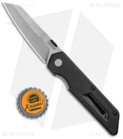Kershaw Mixtape Liner Lock Knife Black GFN (3.1" Stonewash) 2050 -Kershaw Store Kershaw Mixtape LL Black GFN SW 2050 BHQ 94088 jr bottlecap