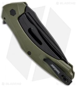 Kershaw Natrix XL Sub-Frame Lock Knife OD Green G-10 (3.75" Black) 7008OLBLK 8 Kershaw Natrix XL Sub-Frame Lock Knife OD Green G-10 (3.75" Black) 7008OLBLK -Kershaw Store Kershaw Natri XL Sub FL OD Green G 10 Black 7008OLBLK BHQ 80571 jr side