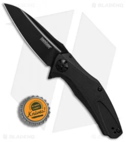 Kershaw Natrix Assisted Opening Sub-Frame Lock Knife Black G-10 (3.25" Black) -Kershaw Store Kershaw Natrix Black G10 black BHQ 80569 er bottlecap