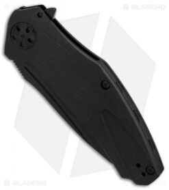 Kershaw Natrix Assisted Opening Sub-Frame Lock Knife Black G-10 (3.25" Black) -Kershaw Store Kershaw Natrix Black G10 black BHQ 80569 er spine