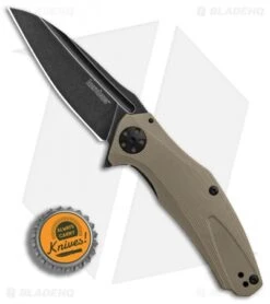 Kershaw Natrix Sub-Frame Lock Knife Tan G-10 (3.25" Black Stonewash) 7007TANBW 9 Kershaw Natrix Sub-Frame Lock Knife Tan G-10 (3.25" Black Stonewash) 7007TANBW -Kershaw Store Kershaw Natrix Tan G10 Black SW BHQ 87958 er bottlecap