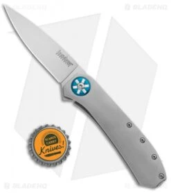 Kershaw Rexford Amplitude Frame Lock Knife Stainless Steel (3.12" Bead Blast) -Kershaw Store Kershaw Rexford Amplitude FL SS BB KS3871 BHQ 90617 jr bottlecap