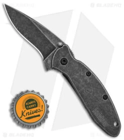 Kershaw Scallion Assisted Opening Knife Blackwash (2.25" Black) 1620FLBW 9 Kershaw Scallion Assisted Opening Knife Blackwash (2.25" Black) 1620FLBW -Kershaw Store Kershaw Scallion Assisted Opening Knife Blackwash 2in Black BHQ 164958 td size