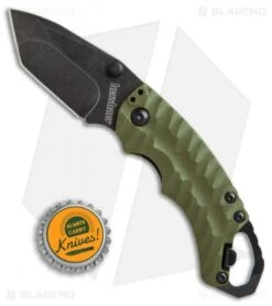 Kershaw Shuffle II Tanto Liner Lock Knife OD Green (2.25" BlackWash) 8750TOLBW 9 Kershaw Shuffle II Tanto Liner Lock Knife OD Green (2.25" BlackWash) 8750TOLBW -Kershaw Store Kershaw Shuffle 2 tanto OD Green blackwash BHQ 52218 er size