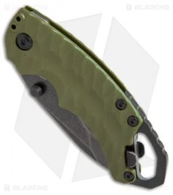 Kershaw Shuffle II Tanto Liner Lock Knife OD Green (2.25" BlackWash) 8750TOLBW 7 Kershaw Shuffle II Tanto Liner Lock Knife OD Green (2.25" BlackWash) 8750TOLBW -Kershaw Store Kershaw Shuffle 2 tanto OD Green blackwash BHQ 52218 er spine