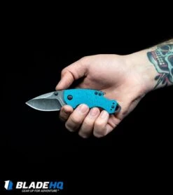 Kershaw Shuffle II Tanto Liner Lock Knife Tan (2.25" BlackWash) 8750TTANBW -Kershaw Store Kershaw Shuffle Liner Lock Knife Teal BlackWash 8700TEALBW BHQ 27402 kp in hand web 2