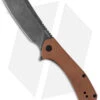 Kershaw Static Cleaver Liner Lock Knife Brown Micarta (2.8" Black SW D2) -Kershaw Store Kershaw Static Brown Micarta D2 BHQ 143309 jr