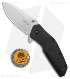 Kershaw Swerve Assisted Opening Knife Black (3" Stonewash) 3850 -Kershaw Store Kershaw Swerve Assisted OPening Knife SW BHQ 14801 jr bottlecap