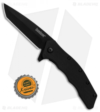Kershaw Thicket Tanto Assisted Opening Knife Black GFN (Black Plain) 1328 6 Kershaw Thicket Tanto Assisted Opening Knife Black GFN (Black Plain) 1328 - Image 4