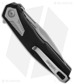 Kershaw Tremolo Spring Assisted Opening Knife Black GFN (3.1" Stonewash) -Kershaw Store Kershaw Tremolo Spring Assisted Opening Knife Black GFN 3in Stonewash BHQ 120523 td side