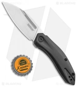 Kershaw Turismo Assisted Opening Knife Black Stainless Steel (2.9" Satin) 5505 -Kershaw Store Kershaw Turismo Assisted Opening Black SS Satin 5505 BHQ 94070 jr bottlecap