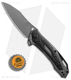 Kershaw Vedder Assisted Opening Knife Black G-10 Overlays (3.25" Gray) 2460 9 Kershaw Vedder Assisted Opening Knife Black G-10 Overlays (3.25" Gray) 2460 -Kershaw Store Kershaw Vedder black G10 overlays gray BHQ 52173 er bottlecap