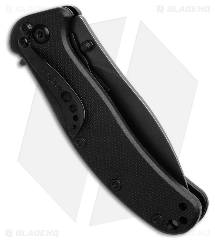 Kershaw Zing Assisted Opening Liner Lock Knife Black G-10 (3" Black SW) 5 Kershaw Zing Assisted Opening Liner Lock Knife Black G-10 (3" Black SW) - Image 3