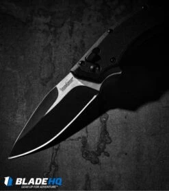 Kershaw Induction Folding Knife Black GFN (3.125" Two-Tone) 1905 -Kershaw Store Kershaw induction blk GFN 1905 BHQ 34432 dl