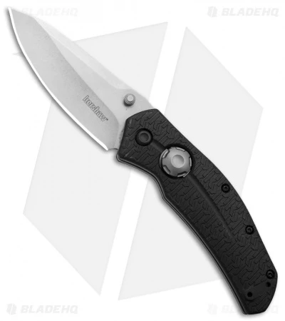 Kershaw Thistle Liner Lock Knife Black GFN (3.5" Stonewash) 3812 3 Kershaw Thistle Liner Lock Knife Black GFN (3.5" Stonewash) 3812