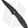 Kershaw Leek Assisted Opening Knife Black (3" Damascus) 1660DAMBK -Kershaw Store kershaw black damascus plain 1660damckt leek
