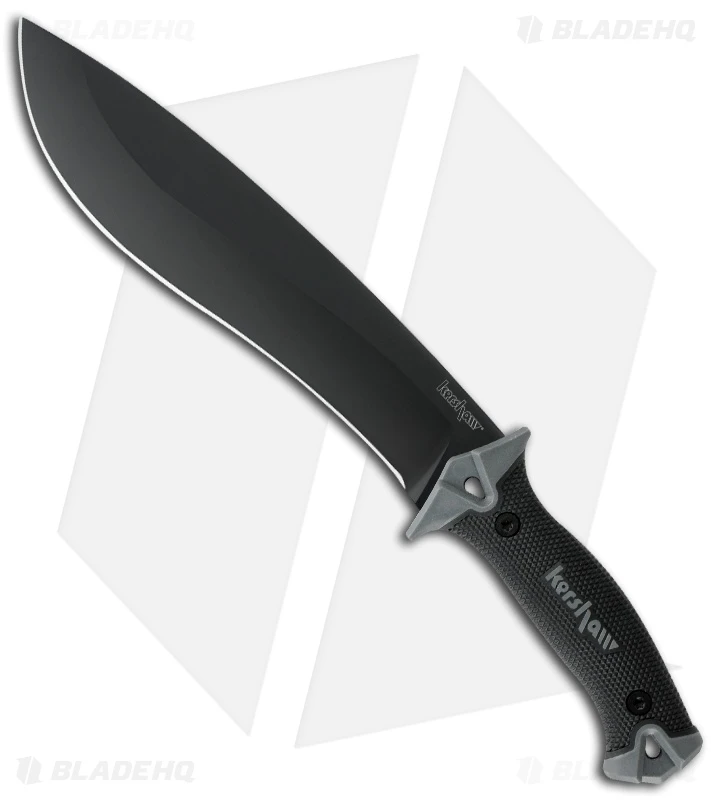 Kershaw Camp 10 Fixed Blade Knife Machete (10" Black) 1077 3 Kershaw Camp 10 Fixed Blade Knife Machete (10" Black) 1077