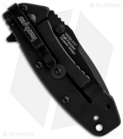 Kershaw Cryo Assisted Opening Knife Black (2.75" Black) 1555BLK -Kershaw Store kershaw cryo 1555blk back 1