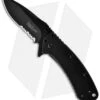 Kershaw Cryo Assisted Opening Knife (2.75" Black Serr) 1555BLKST -Kershaw Store kershaw cryo 1555blkst serr