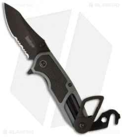 Kershaw Funxion EMT Assisted Opening Knife (3" Black Serr) 8100GRYST 6 Kershaw Funxion EMT Assisted Opening Knife (3" Black Serr) 8100GRYST -Kershaw Store kershaw funxion emt 8100gryst b
