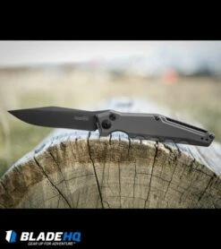 Kershaw Galyean Launch 7 Automatic Knife Gray (3.75" Black) 7900GRYBLK -Kershaw Store kershaw launch 7 7900GRYBLK BHQ 52153 dl