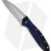 Kershaw Leek Assisted Opening Knife Blue Smoke (3" Bead Blast) 1660BB -Kershaw Store kershaw leek 1660 blk blu