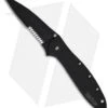 Kershaw Leek Assisted Opening Knife (3" Black Serr) 1660CKTST -Kershaw Store kershaw leek 1660CKTST
