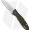 Kershaw Leek Assisted Opening Knife Olive (3" Bead Blast) 1660OL -Kershaw Store kershaw leek olive 1660ol bhq 14810 jr 2