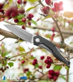 Kershaw Reverb Frame Lock Knife Carabiner Carbon Fiber/G-10 (2.5" Two-Tone) 1220 -Kershaw Store kershaw reverb 1220 BHQ 52167 spring dl