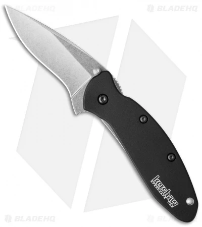 Kershaw Scallion Assisted Opening Knife Black (2.25" Stonewash) 1620SWBLK 3 Kershaw Scallion Assisted Opening Knife Black (2.25" Stonewash) 1620SWBLK