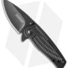 Kershaw Spoke Assisted Opening Flipper Knife (2" Black) 1313BLK -Kershaw Store kershaw spoke 1313blk cm 2