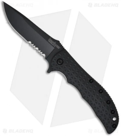 Kershaw Volt II Assisted Opening Knife Black (3.25" Black Serr) 3650CKTST 3 Kershaw Volt II Assisted Opening Knife Black (3.25" Black Serr) 3650CKTST